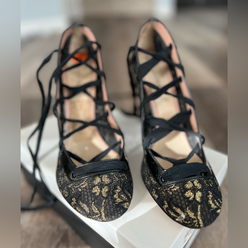 Marc Jacobs Lace Black Heels Sz.40